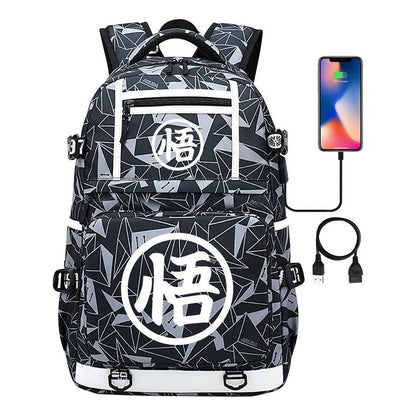 Usb Student Backpack Men's And Women's Backpack Leisure Travel Bag