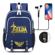Golden Selda Kingdom Tears Usb Youth Student Backpack Men's And Women's Leisure Sports Backpack