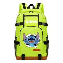 Anime Star Baby Stitch Printed Student Backpack Men And Women's Leisure Travel Backpack