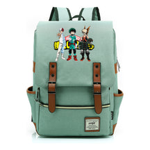 Animation My Hero College Prints Schoolbags For Young Students And Classic Backpacks With Belt Buckles For Men And Women.