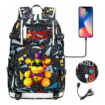 Toy Bear Game Peripheral Usb Youth Student Backpack For Men And Women's Leisure High-capacity Travel Backpack