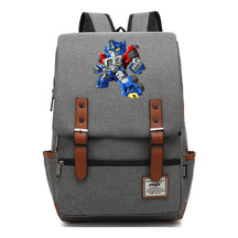 Transformed Mecha Printed Student Backpack For Men And Women's Leisure Backpack