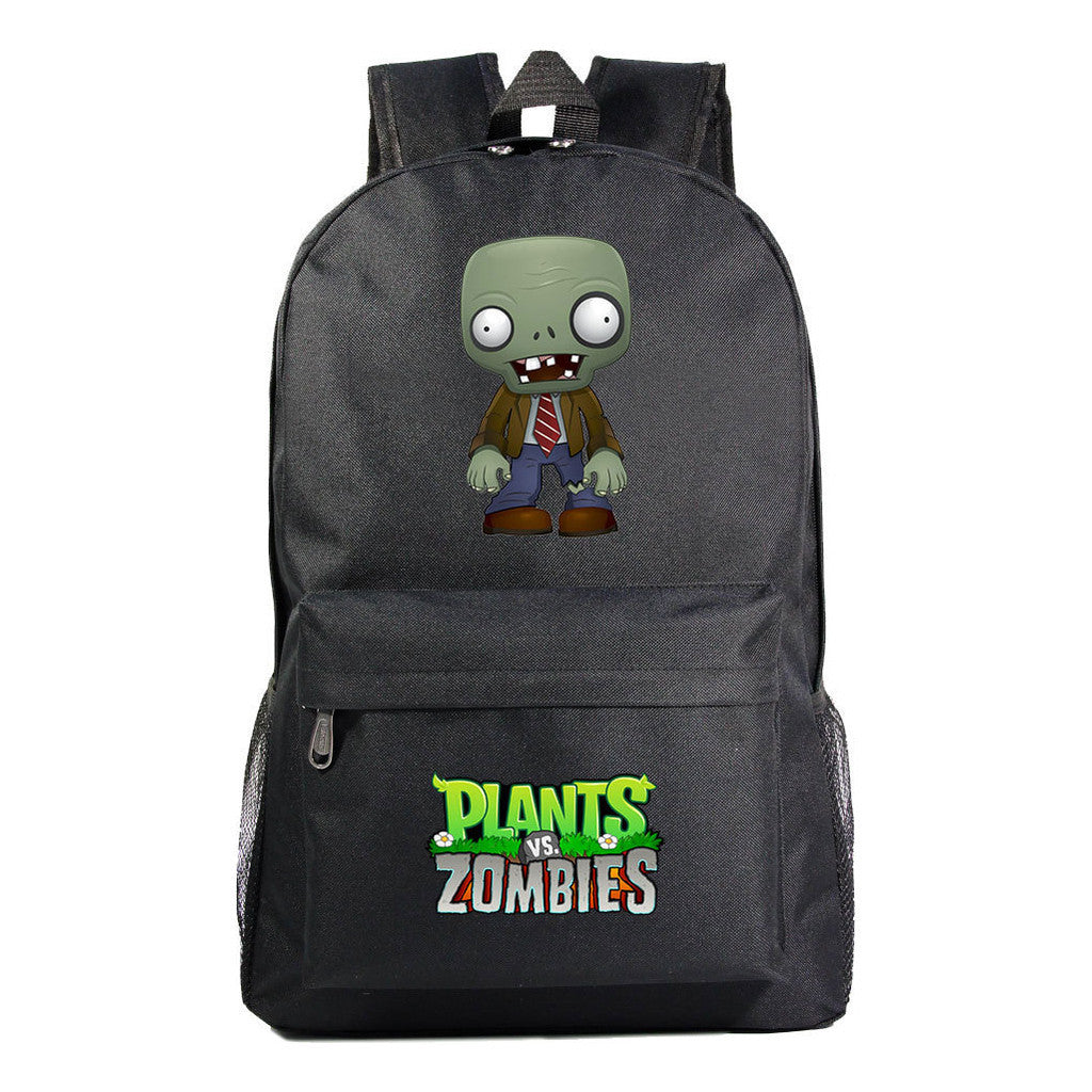 Game Plants Youth Student School Bag Men's And Women's Leisure Backpack
