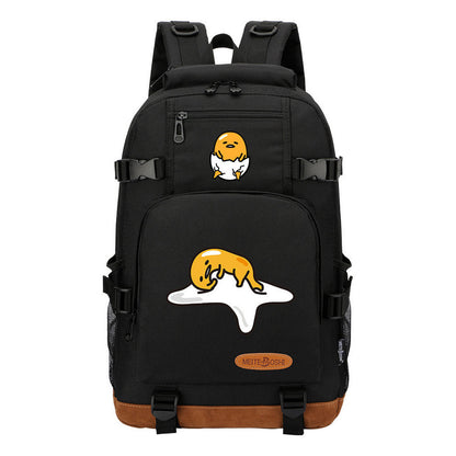 Lazy Egg Teenage Student Backpacks Boys And Girls Backpack