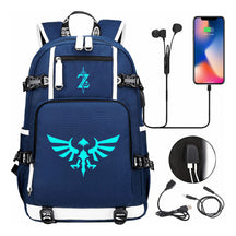 Legend Of Zelda Usb Youth Student Backpack For Men And Women's Leisure Travel Backpack