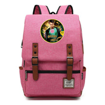 School Of Witchcraft And Wizardry Printed Youth School Bag Casual Belt Buckle Classic Backpack