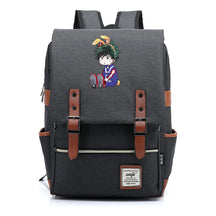 Anime My Heroes Academy Printed Youth School Bag Casual Belt Buckle Classic Backpack