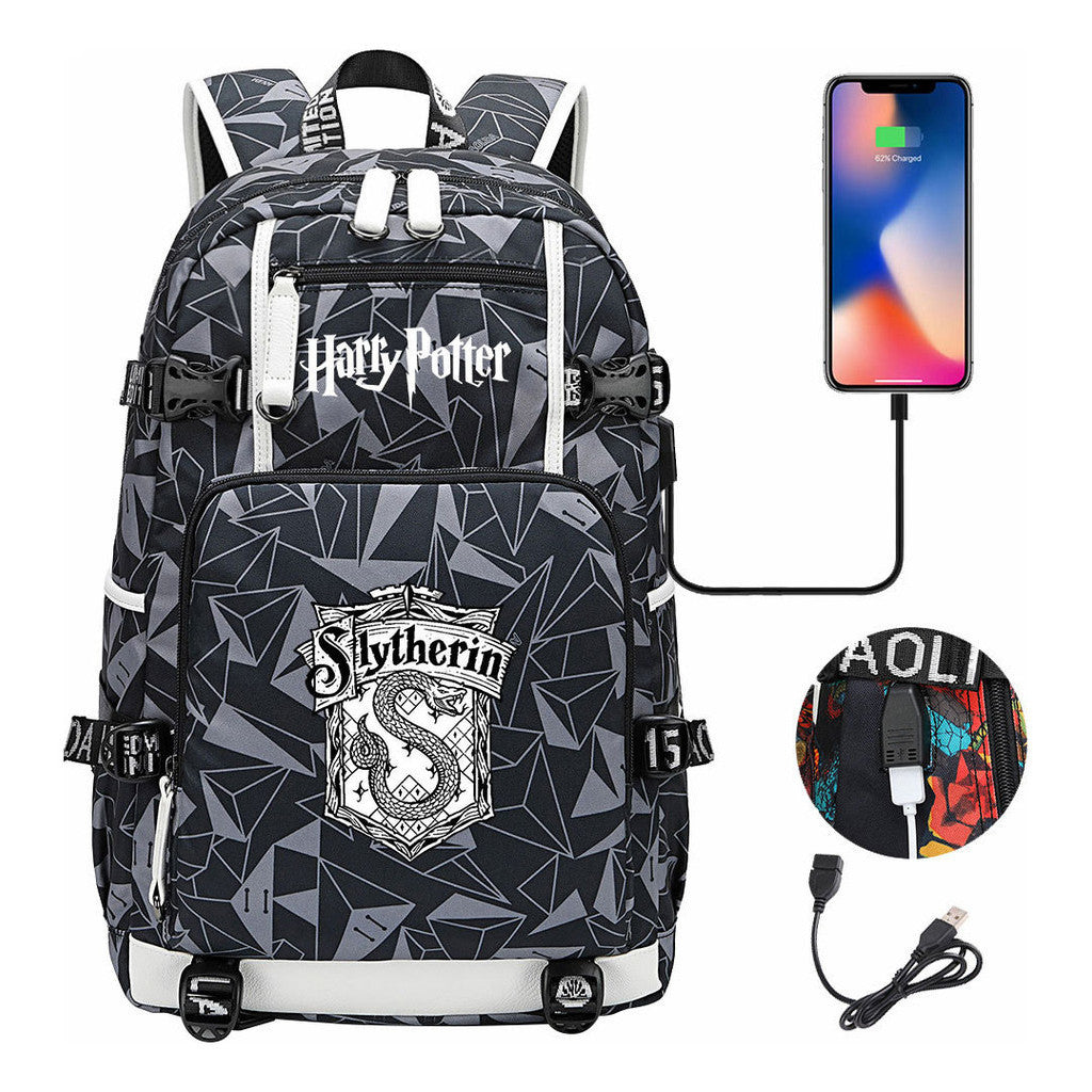 Magic School Usb Student Backpack For Leisure Travel Backpack