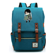 The Giant Of Manga Attack Printed Teenage Student Backpack For Men And Women With Casual Belt Buckle Classic Backpack 43*29*13.5cm