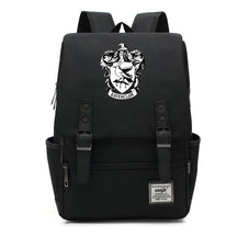 School Of Witchcraft And Wizardry Printed Youth School Bag Casual Belt Buckle Classic Backpack 38*27*12.5cm