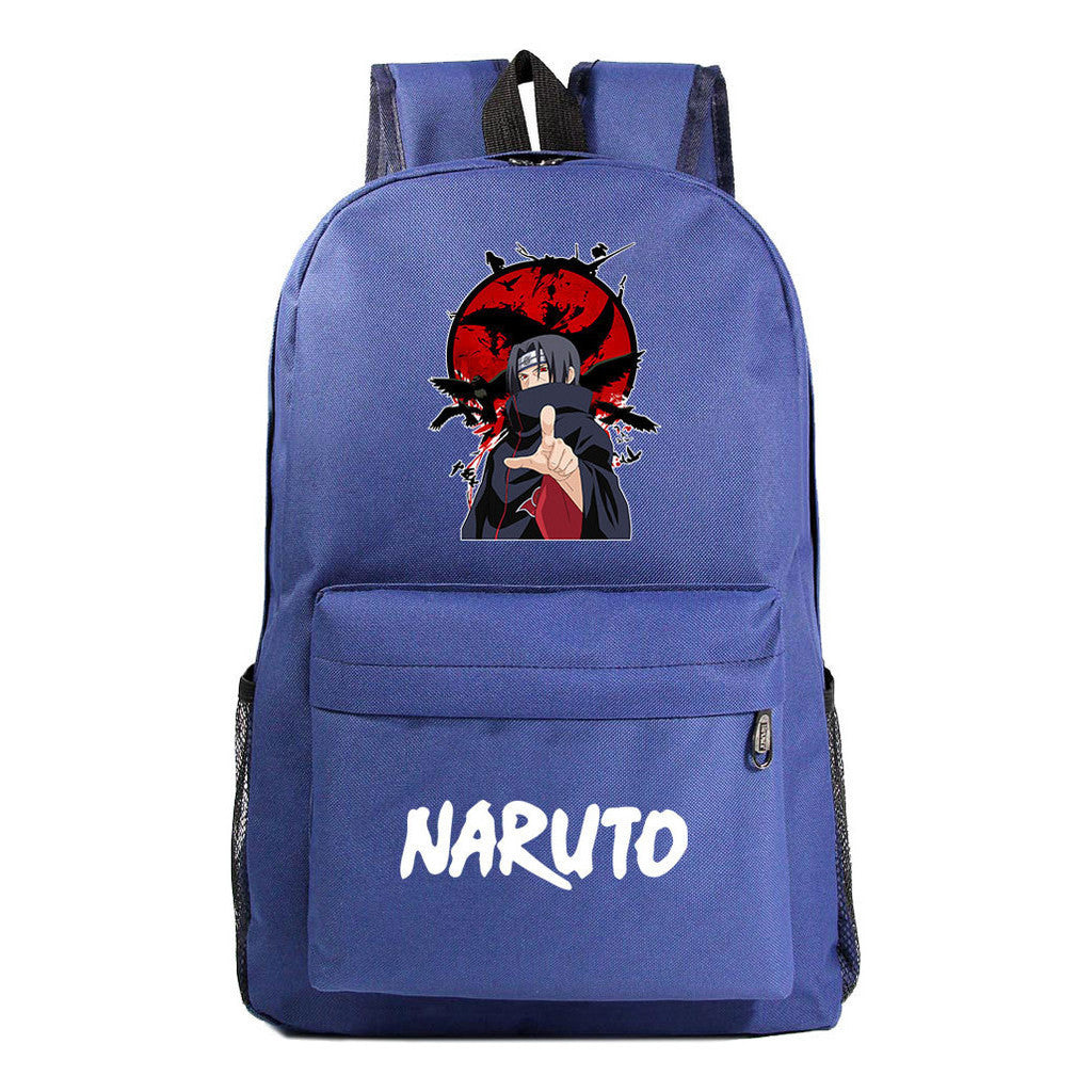 Cartoon Day Manga Naruto Starry Sky Print Simple Teen Student School Bag Men's And Women's Leisure Travel Backpack