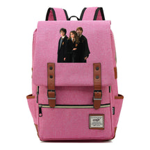 Academy Of Magic Print Teen Student School Bag For Men And Women Casual Belt Buckle Classic Backpack