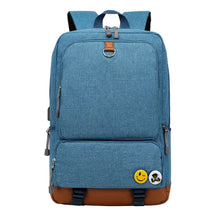 Printed Usb Youth School Bag Leisure Travel Backpack
