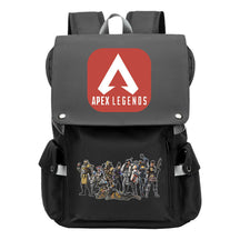 Apex Hero Print Usb Charging Cap Headpiece Student Backpack Leisure Backpack