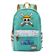 Anime Pirate Wang Lufei Printed Student School Bag Fragmented Flower Leisure Backpack