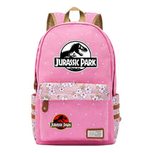 Jurassic Park Dinosaur Printed Student Backpack Leisure Backpack