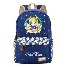Anime Surrounding Beauty Girl Warrior Youth Student School Bag Fragmented Flower Boy's And Girl's Leisure Backpack