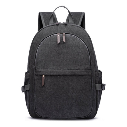 Printed Retro Canvas Youth Student Backpack With Men's And Women's Casual Woven Straps And Backpacks