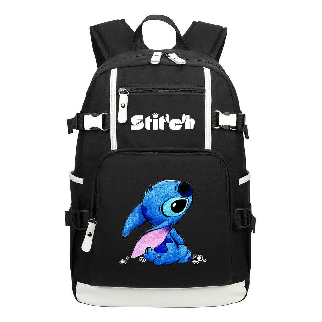 Printed Teenage Student Backpack, Leisure Travel Backpack