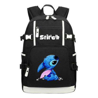 Printed Teenage Student Backpack, Leisure Travel Backpack