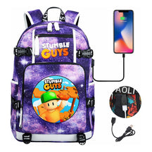 Usb Printed Student Backpack For Men And Women's Leisure Travel Backpack