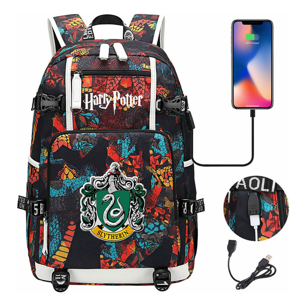 Magic School Usb Youth Student Backpack For Men And Women Leisure Travel Backpack