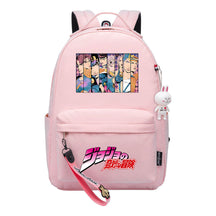 Comic Jojo's Wonderful Adventure Print Youth Student School Bag Leisure Bag Girl Backpack