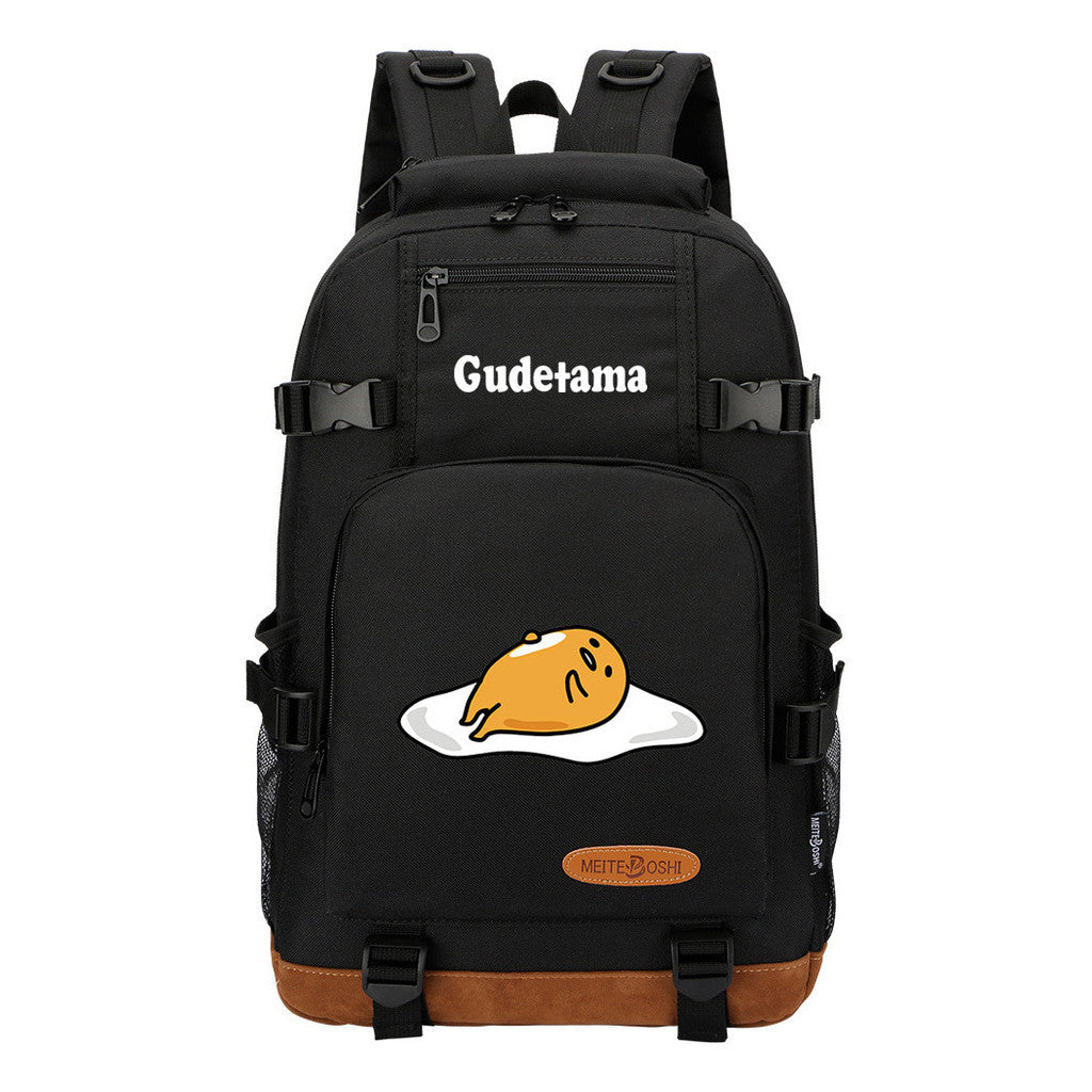 Lazy Teenage Student Backpack, Boys And Girls Backpack