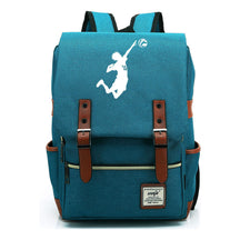 Volleyball Youth Printed Student School Bag Casual Belt Buckle Classic Backpack