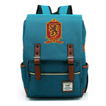 School Of Witchcraft And Wizardry Printed Youth Student Backpack For Men And Women, Casual Belt Buckle, Classic Backpack