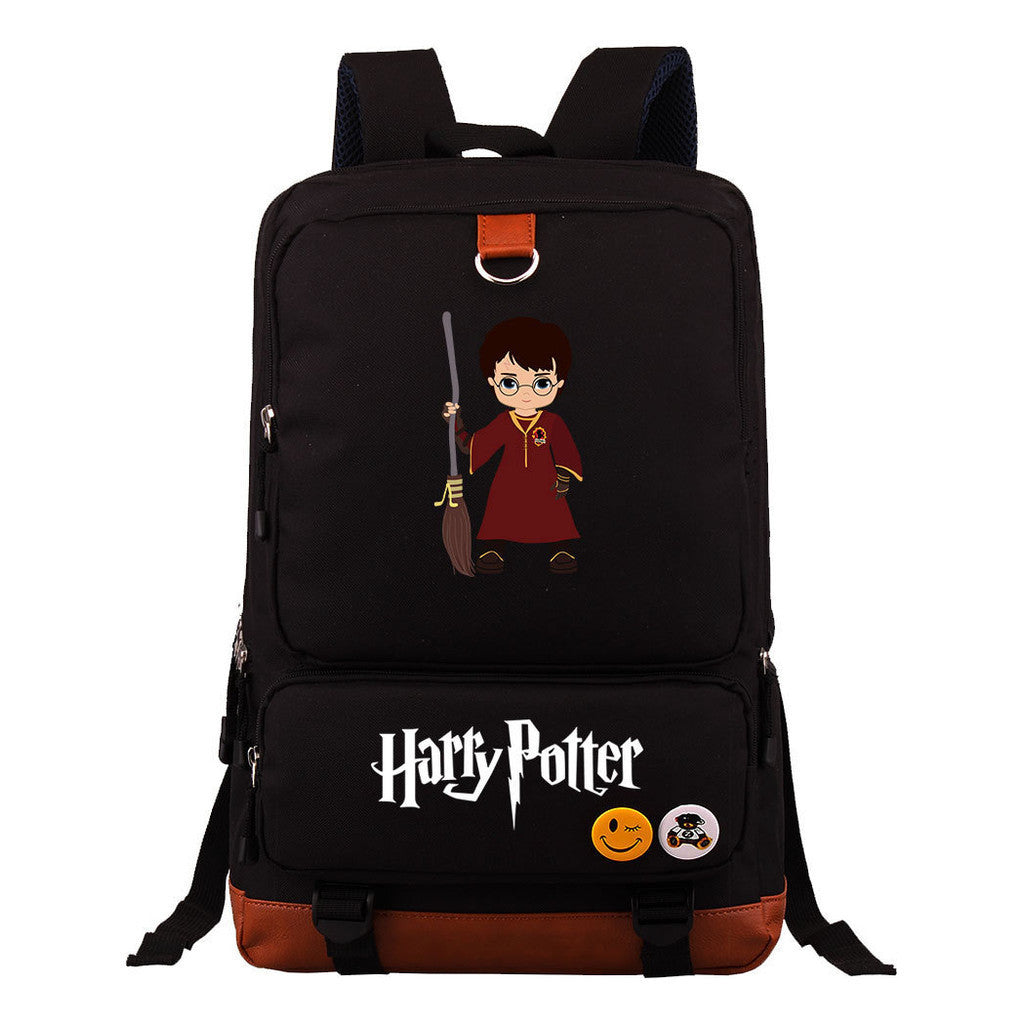 School Of Witchcraft And Wizardry Youth Student Backpack, Large Capacity Travel Bag, Men's And Women's Backpack