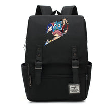 Printed Youth Student School Bag Casual Belt Buckle Classic Backpack