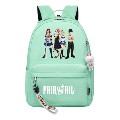 Printed Teenage Student Backpack Men And Women, Casual Bag Girls Backpack