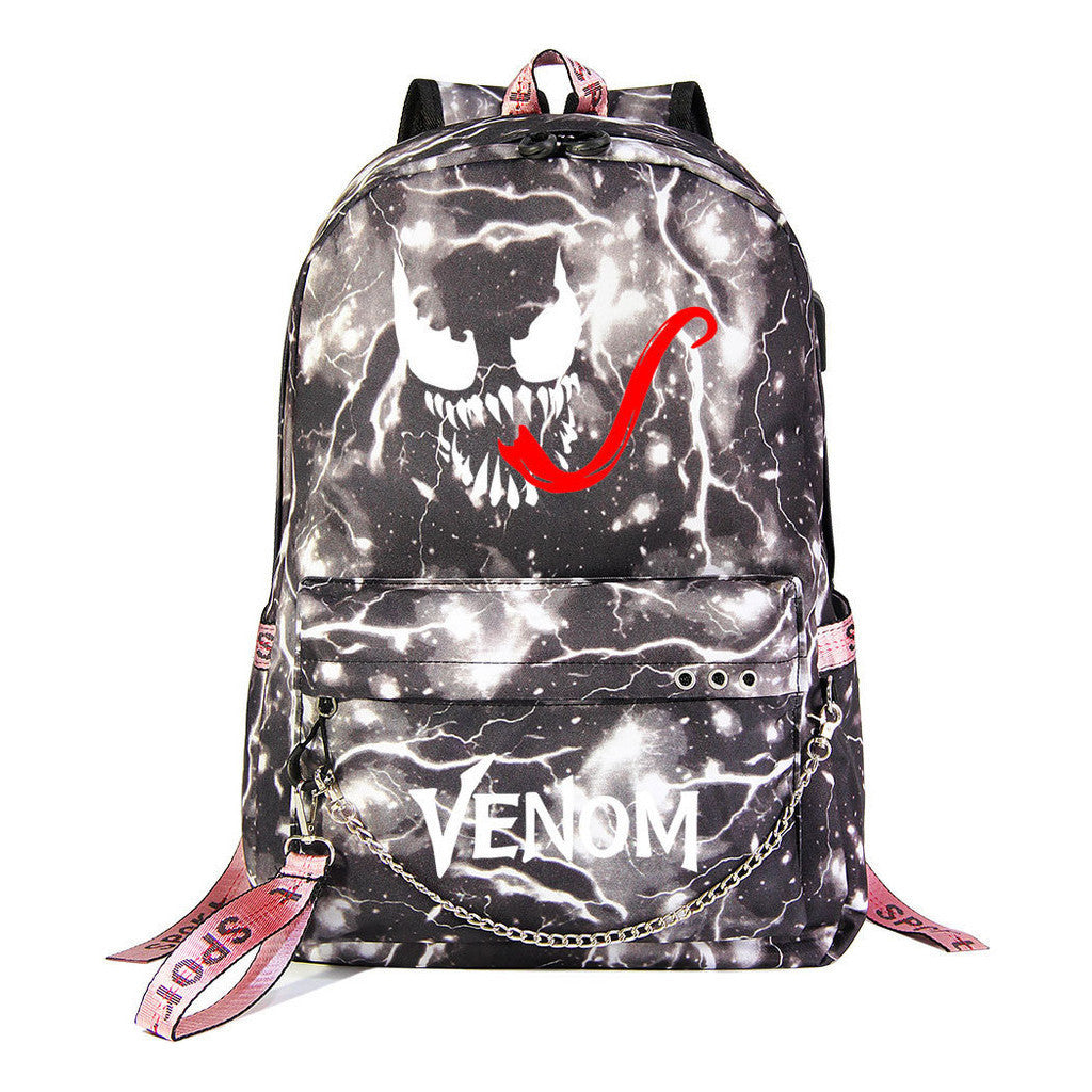 Usb Youth Student Backpack For Men And Women's Leisure Travel Backpack