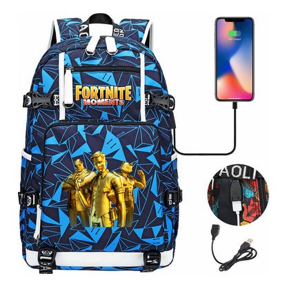 Usb Youth Student Backpack For Men And Women's Travel Backpacks