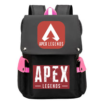 Apex Hero Print Usb Charging Cap Headpiece Student Backpack Leisure Backpack