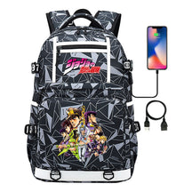 Comic Joe's Wonderful Adventure Print Usb Youth Student Backpack For Men And Women's Leisure Travel Backpack