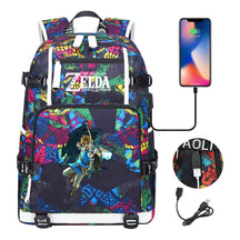 Legend Of Zelda Printed Youth Student Backpack For Men And Women With Large Capacity Leisure Travel Backpack