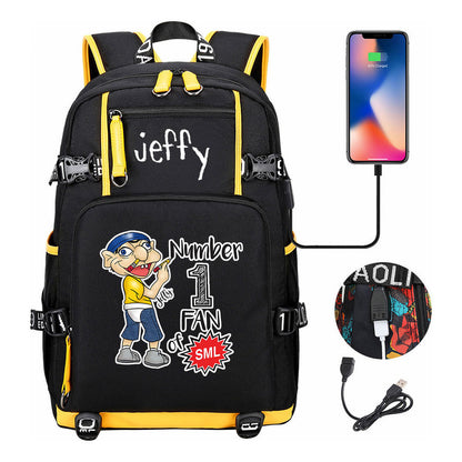 Printed Youth Student Backpack, Backpack, Leisure Travel Backpack