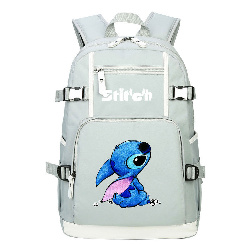 Printed Teenage Student Backpack, Leisure Travel Backpack