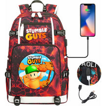 Usb Printed Student Backpack For Men And Women's Leisure Travel Backpack