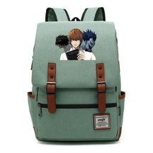 Manga Death Note Youth Student School Bag Men's And Women's Leisure Belt Buckle Backpack