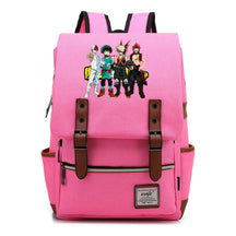 Anime My Heroes Academy Printed Youth Student Backpack Men's And Women's Leisure Belt Buckle Classic Backpack