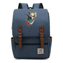 Anime My Heroes Academy Printed Youth School Bag For Men And Women Leisure Belt Buckle Classic Backpack