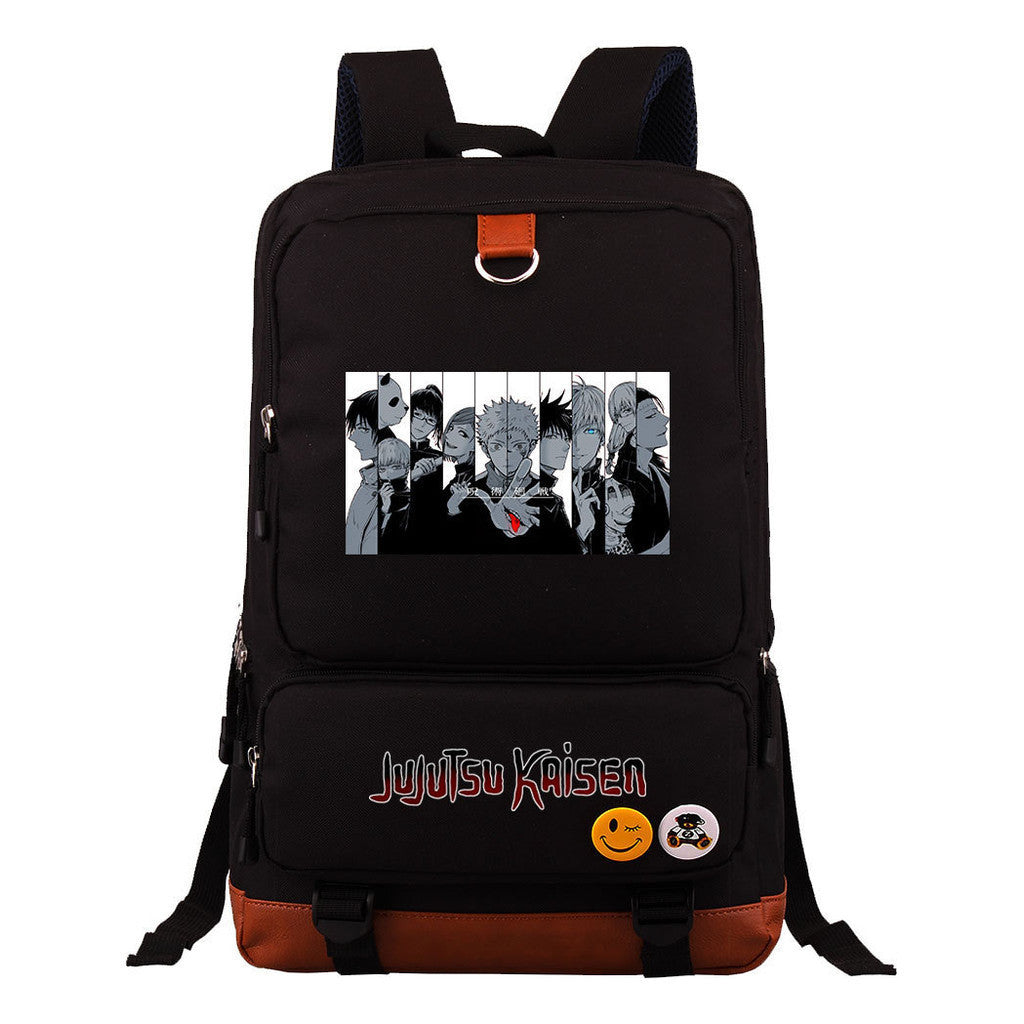 Cartoon And Manga Teenage Student Backpack, Men's And Women's Backpack, Travel Bag