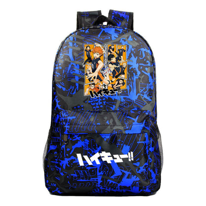 Naruto Usb Large Capacity Youth Student Backpack For Leisure Travel Backpack