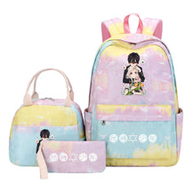Teenage Student Girl Backpack Lunch Bag Three Piece Set Backpack