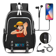 Anime Pirate Wang Lufei Youth Student School Bag Usb Men's And Women's Leisure Backpack