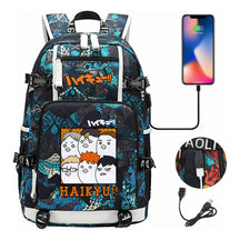 Volleyball Youth Usb Large Capacity Youth Student School Bag Men's And Women's Leisure Travel Backpack