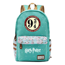 School Of Witchcraft And Wizardry Youth Student School Bag Fragmented Canvas Girl Backpack